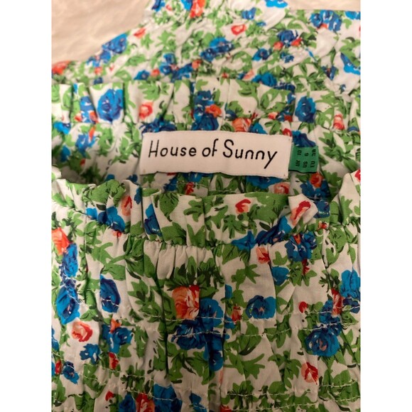 NWT House of Sunny Alterior Motif Keepsake Floral Bandana & Hot Pants Set Size 6 - Picture 3 of 4